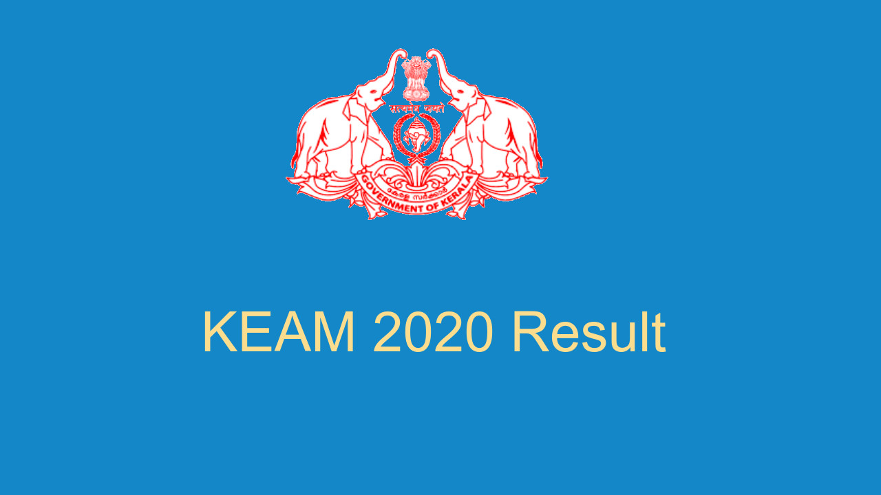 KEAM 2020 Result Declared @ www.ceekerala.gov.in [Latest Updates]