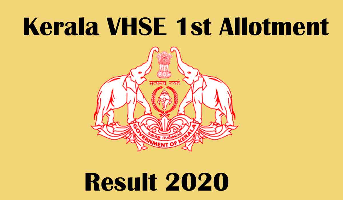 VHSE First Allotment Result Declared – Check at [www.vhscap.kerala.gov.in]