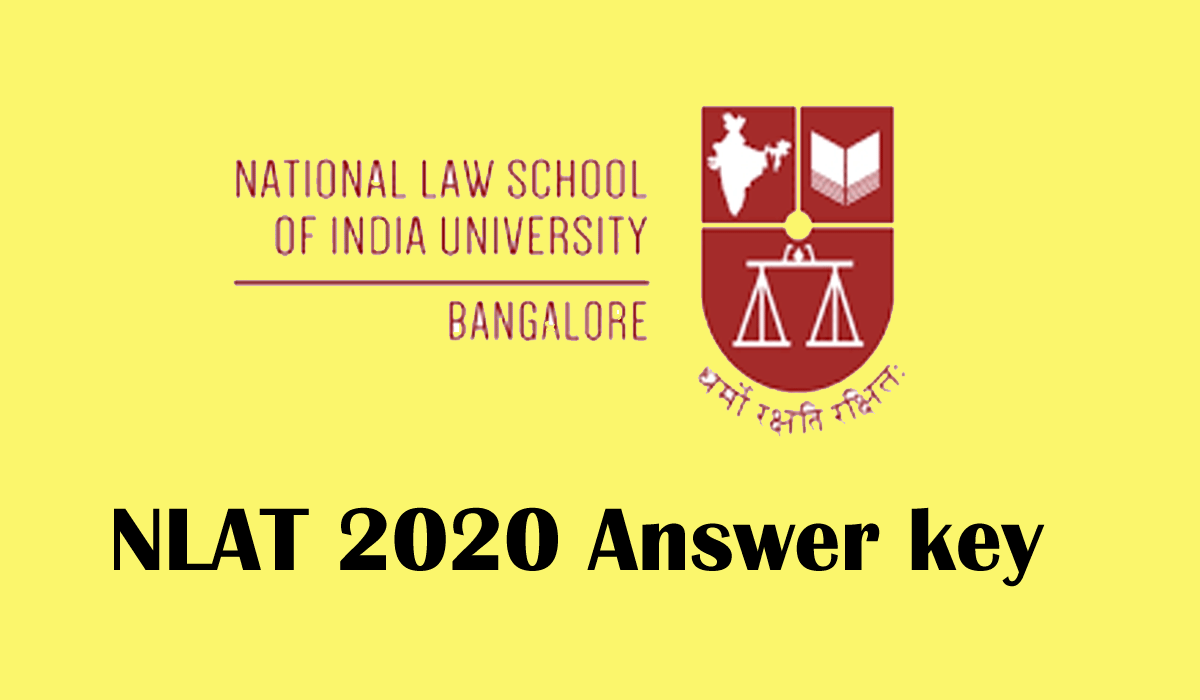 NLAT 2020 Answer key Released [www.nls.ac.in] – Download Now
