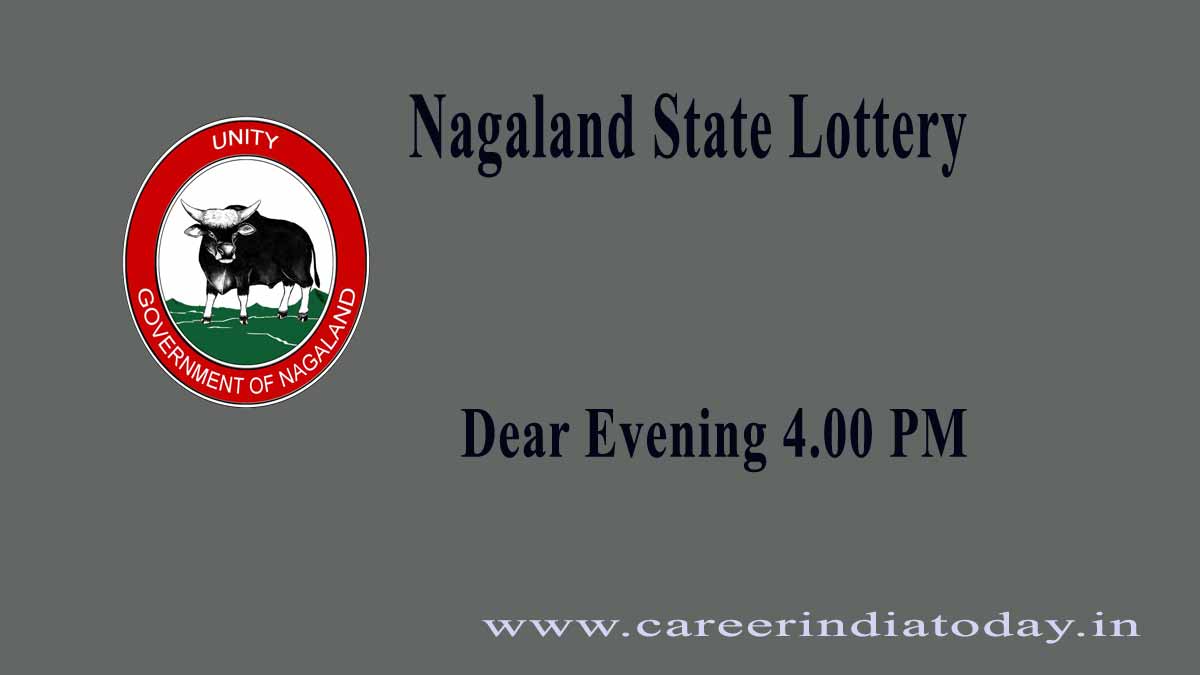 Nagaland State Lottery Result 4.00 pm – 29.3.2021 Dear Evening
